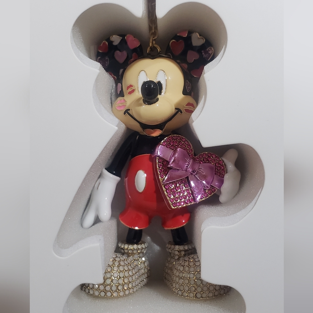 Mickey Mouse Figurine with Heart